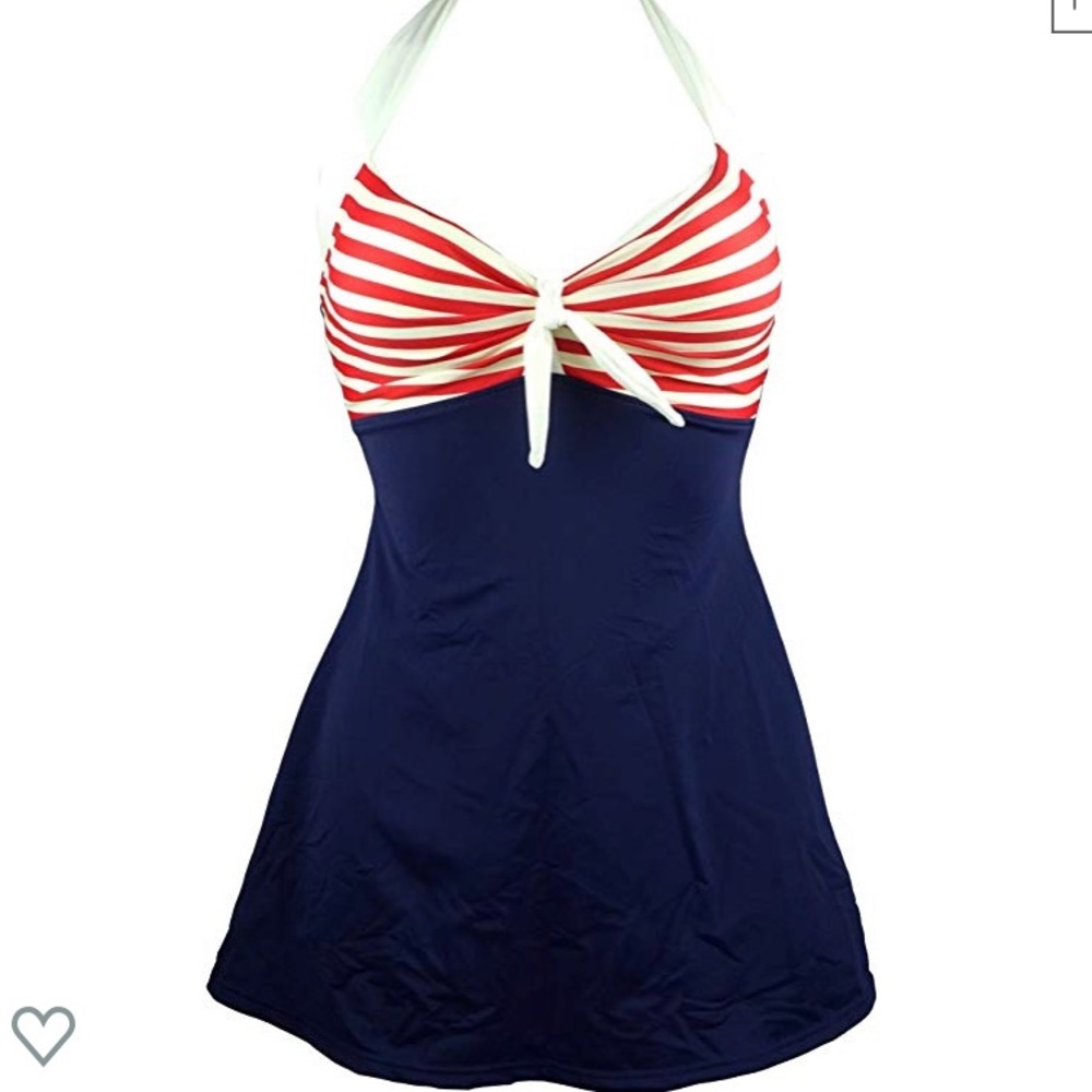 💙 Retro Sailor Vintage One Piece Swimsuit 💙